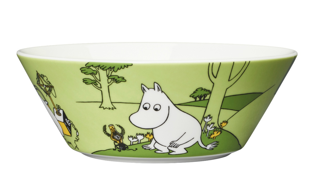 Пиала Arabia Finland Moomin Муми-Тролль мумитрооль и Марсиане, фарфор, 15 см  #1