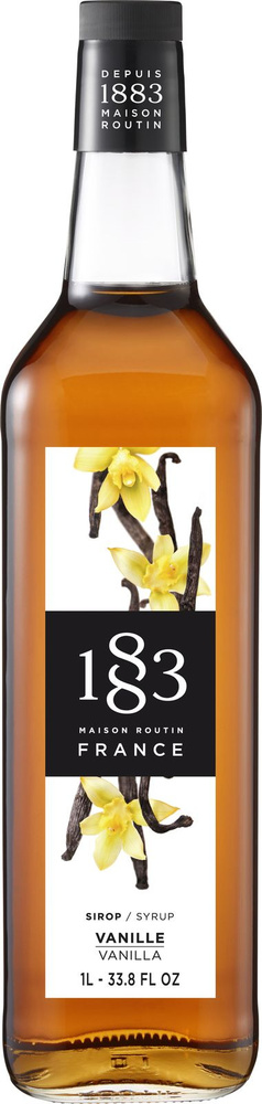 Сироп 1883 Maison Routin со вкусом и ароматом ванили Франция, 1 л  #1