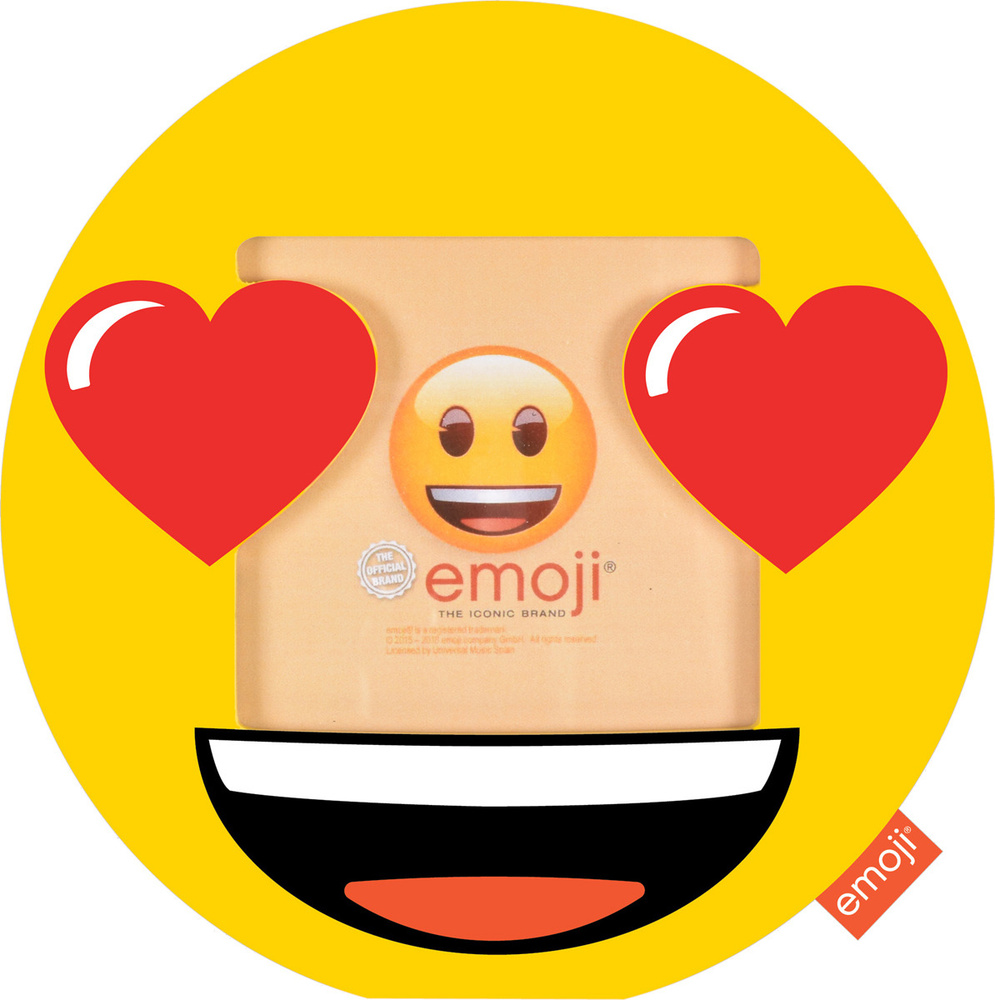 Innova Фоторамка "Emoji Smiley Heart Eyes", 1 фото #1