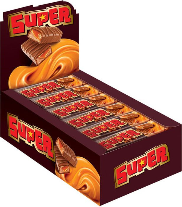 Шоколадный батончик Яшкино "Super", 18 шт по 40 г #1