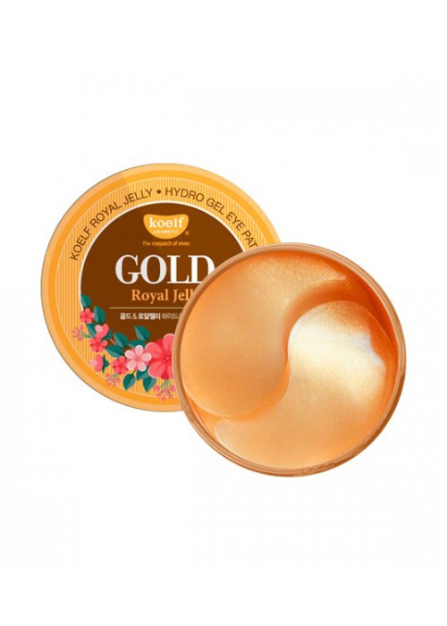 Гидро-гелевые патчи с золотом и маточным молочком Petitfee Koelf Gold & Royal Jelly Eye Patch  #1
