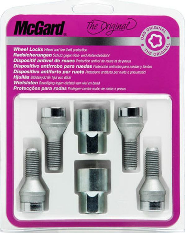 Болты-секретки McGard 37000SU M14x1.5 L31mm S19mm, два ключа, без вращающегося кольца  #1
