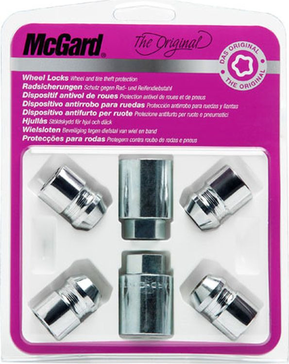 Гайки-секретки McGard 34195SU для Hyundai,Kia,Mazda M12x1.5 L32.5mm S21mm ,конус, без кольца, 4 гайки #1