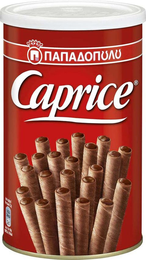 Вафельные трубочки Caprice с фундуком и шоколадным кремом, 250 г  #1