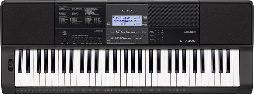 Синтезатор Casio CT-X800 61клав. черный #1