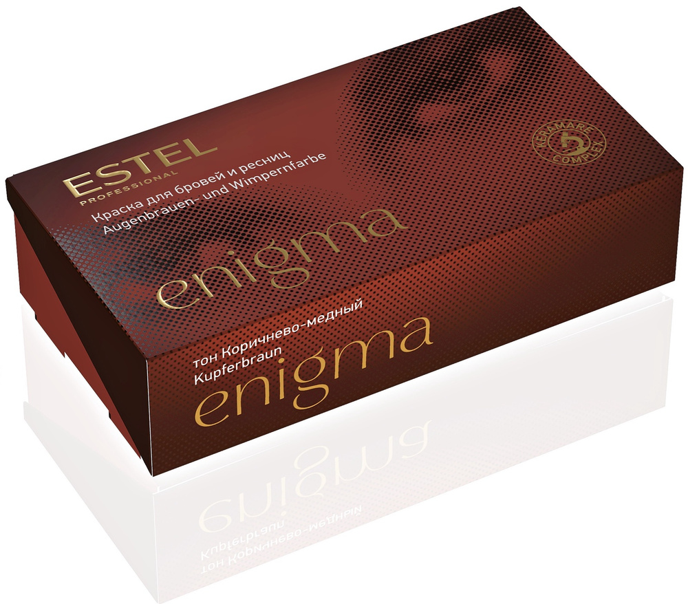 Estel Enigma Краска для бровей и ресниц Тон коричнево-медный #1