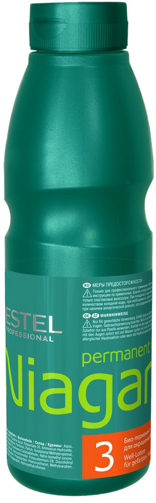 Estel Professional Средство для химической завивки Био-перманент NIAGARA №3 для окрашенных волос, 500 #1