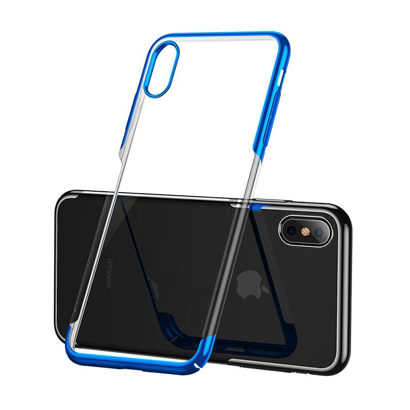Чехол Baseus Glitter Case для iPhone XS Max, цвет Синий (WIAPIPH65-DW03) #1