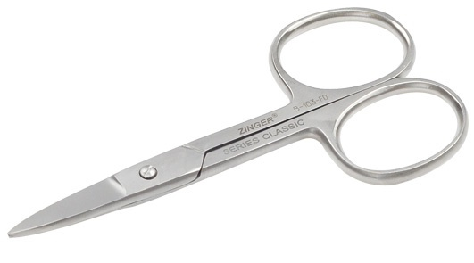 Zinger Ножницы маникюрные прямые (B-103-S-SH) для ногтей с ручной заточкой, маникюрный инструмент для #1