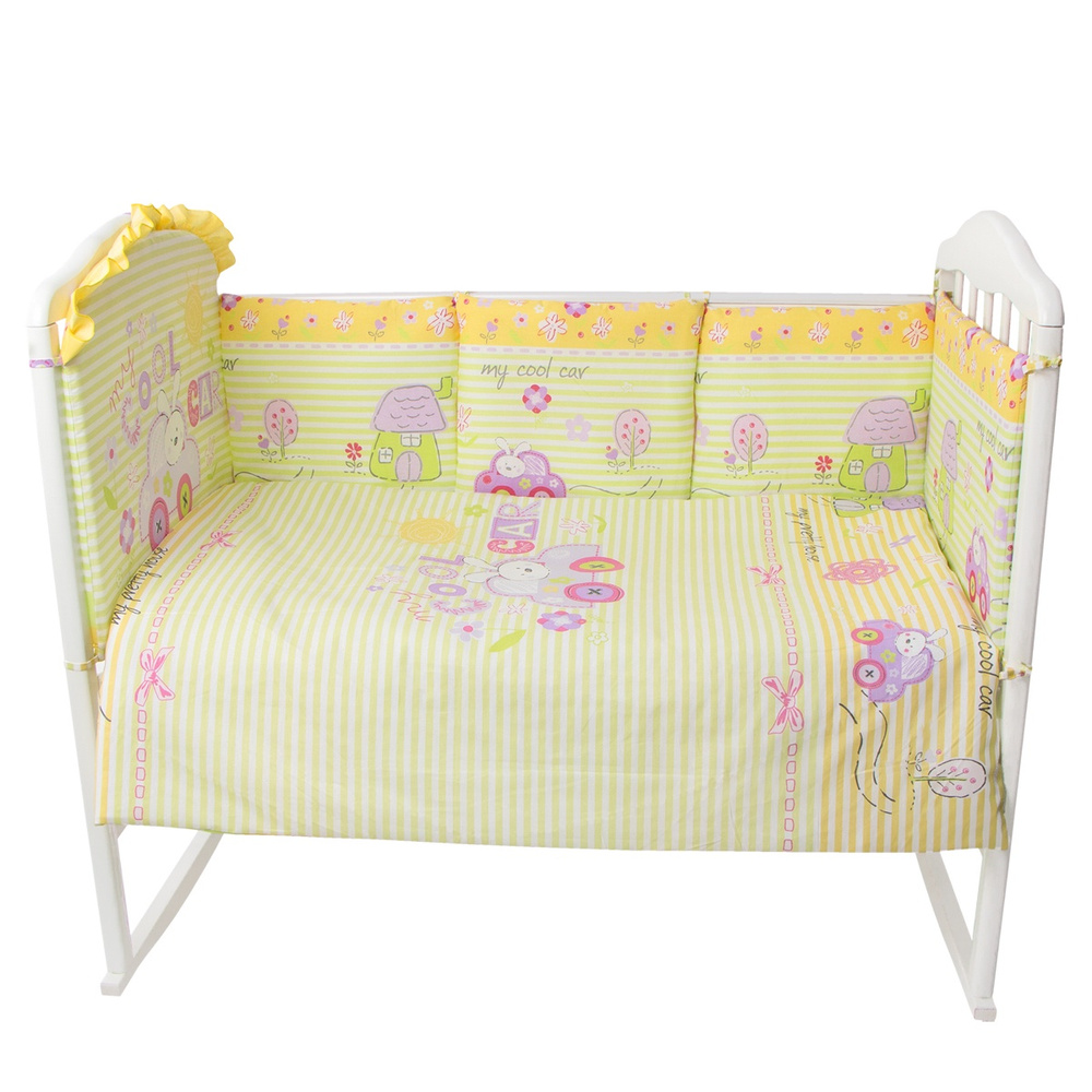 Комплект в кроватку для новорожденного Золотой Гусь Cool Car комплект в кроватку для новорожденного с #1