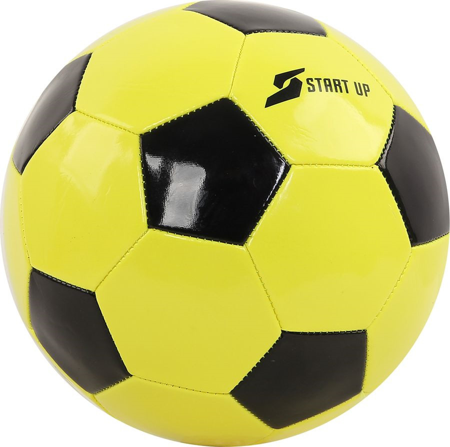 Start Up Футбольный мяч E5122, 5 размер, черный, светло-зеленый  #1