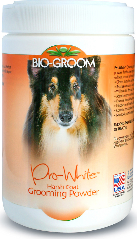 Bio-Groom Pro-White Harsh Coat Пудра для жесткой шерсти, 226 г #1