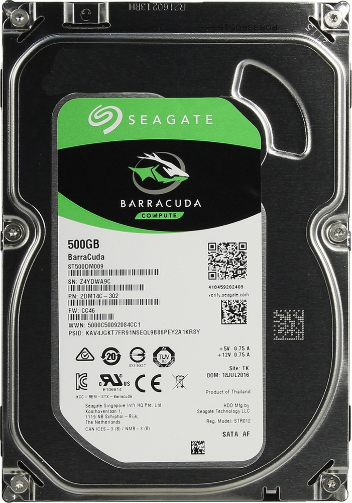 Seagate 500 ГБ Внутренний жесткий диск (ST500DM009)  #1