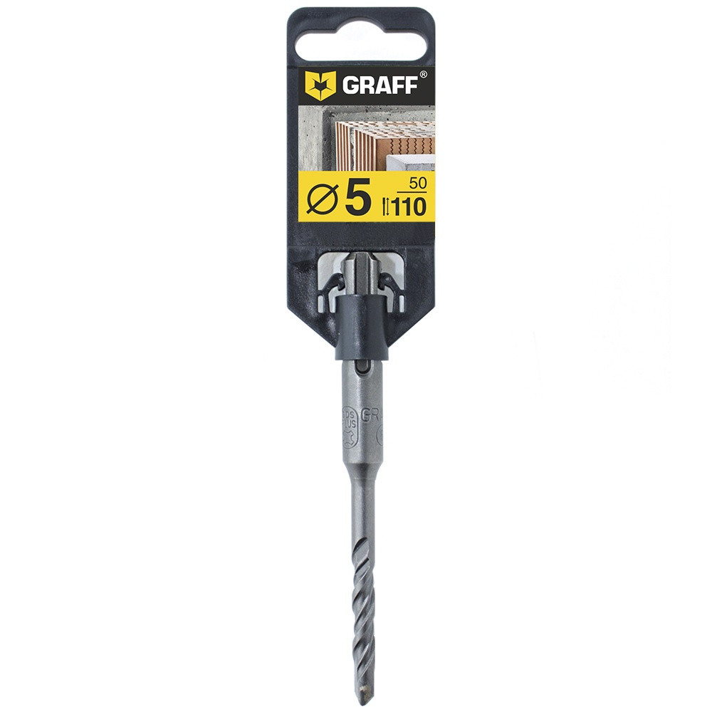 Сверло по бетону Graff, SDS-plus, GSPD05110, 5 х 50 х 110 мм #1