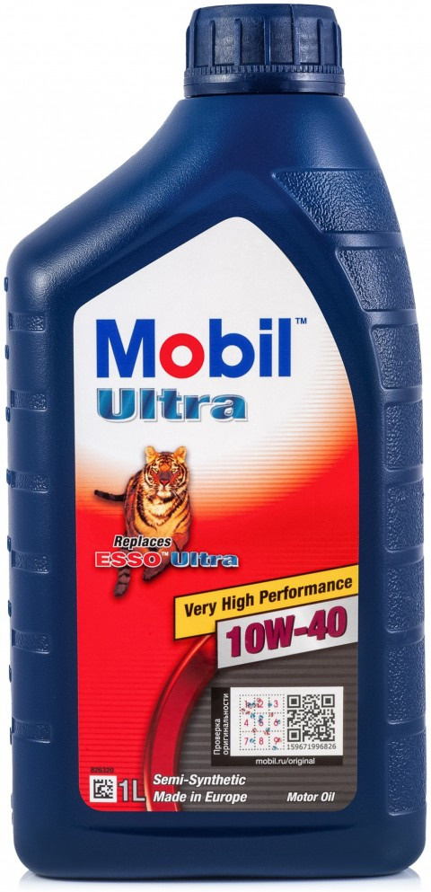 MOBIL ULTRA 10W-40 Масло моторное, Полусинтетическое, 1 л #1