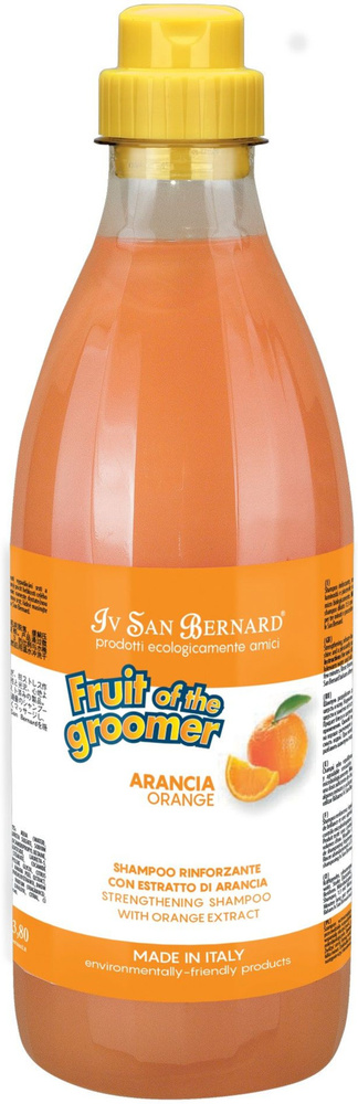 Шампунь для животных Iv San Bernard ISB Fruit of the Grommer Orange, для слабой выпадающей шерсти, с #1