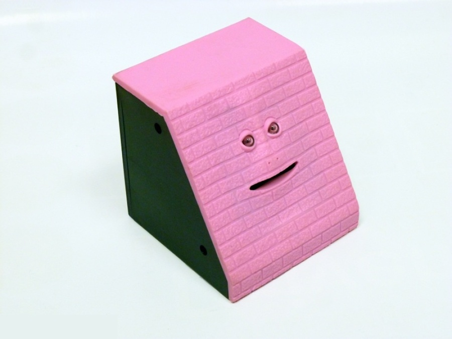 Интерактивная игрушка Интерактивная копилка "Обжора" (кирпич розовый) розовый  #1