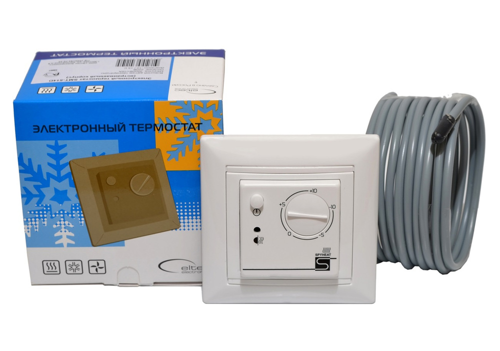 SPYHEAT Терморегулятор/термостат до 3500Вт Для систем антиобледенения, белый  #1