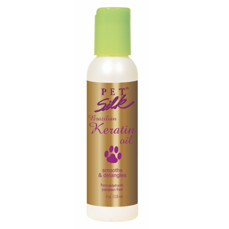 Масло для шерсти собак и кошек Pet Silk Brazilian Keratin Oil с кератиноми шелком 118 мл  #1