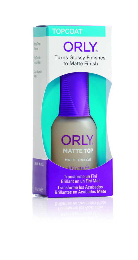 ORLY Топовое покрытие для ногтей с матовым эффектом Matte Top, 18мл  #1