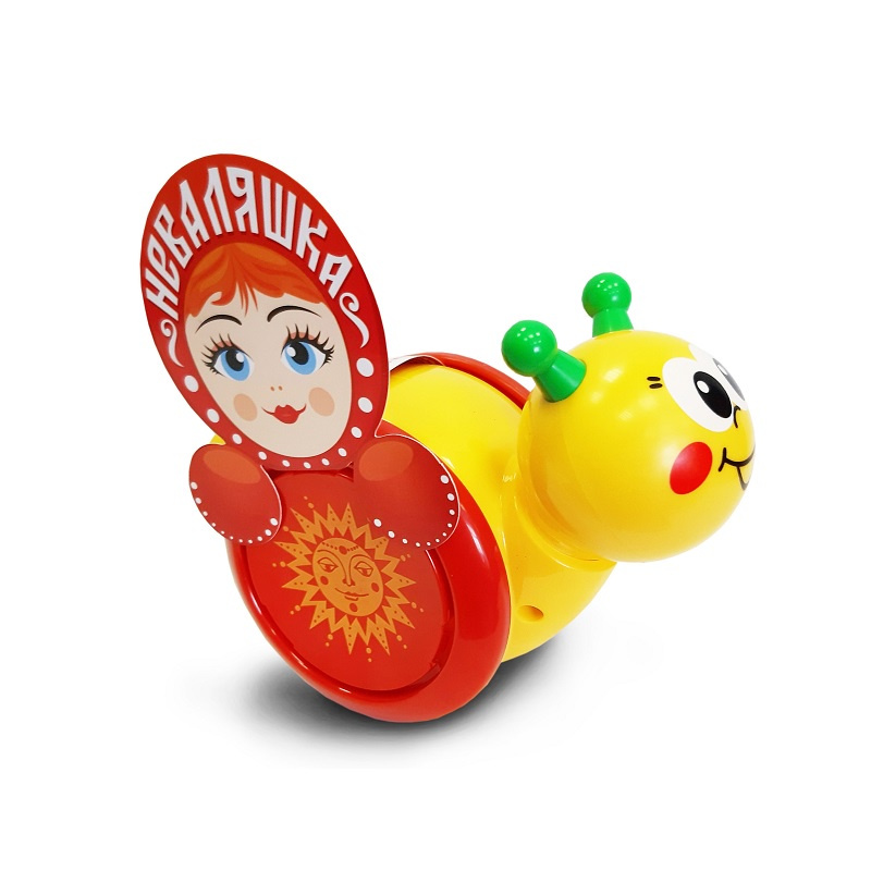 Детская развивающая игрушка "Каталка-Неваляшка" Улитка Биплант  #1