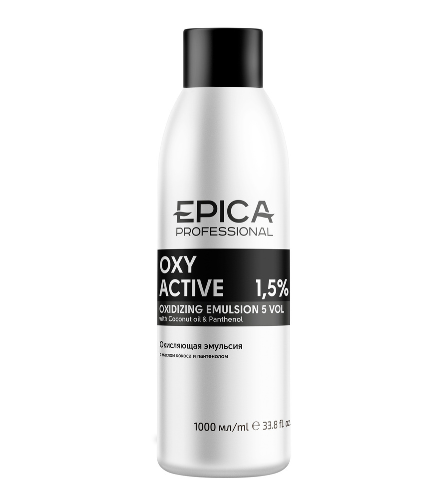 Кремообразная окисляющая эмульсия 1,5% (5 vol), 1000 мл Oxy Active Epica Professional  #1