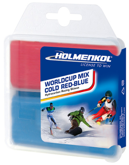 Парафин Holmenkol Mix Cold, 24127, красный, синий #1