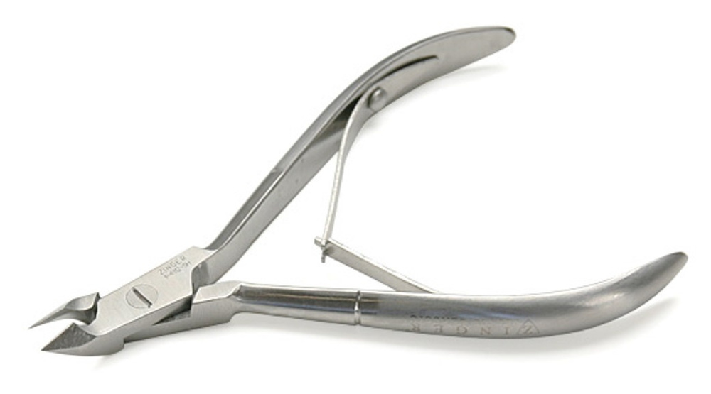 Zinger Маникюрные кусачки (MC-350-S) для кутикулы с ручной заточкой, маникюрный инструмент для кожи и #1