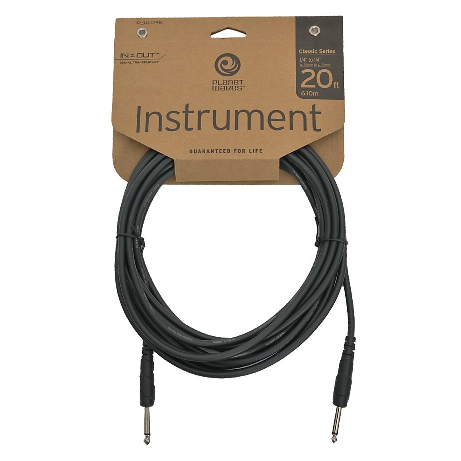 Planet Waves PW-CGT-20 шнур гитарный Classic 6,01 м #1