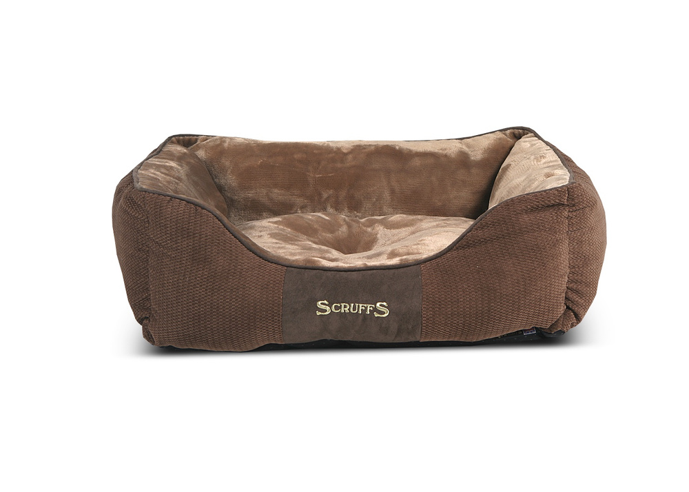 Лежанка для собак и кошек SCRUFFS "Chester", шоколад,75х60х18см (Великобритания)  #1