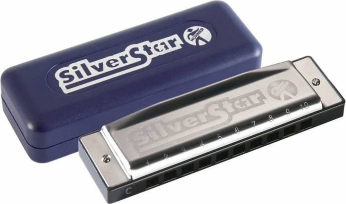 Губная гармошка Hohner Silver Star 504/20 C (M5040167), синий #1