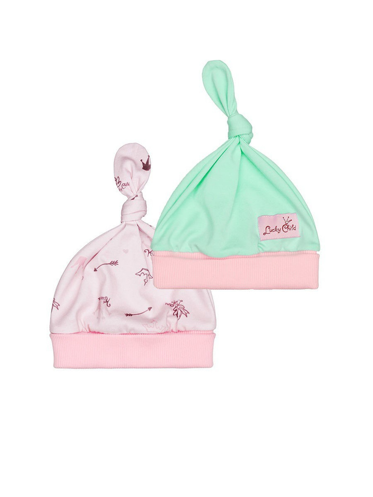 Комплект шапочек для новорожденных Lucky Child, 2 шт #1