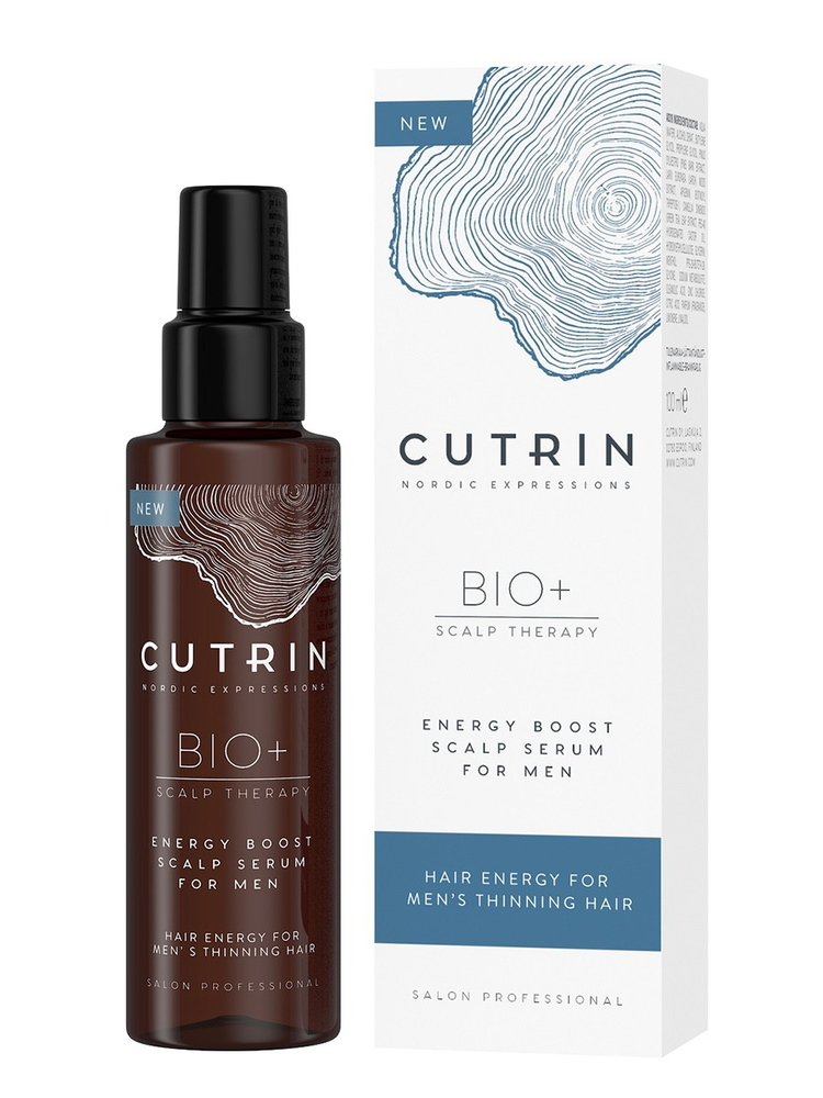 Сыворотка-бустер BIO+ ENERGY BOOST для укрепления волос CUTRIN for men 100 мл  #1