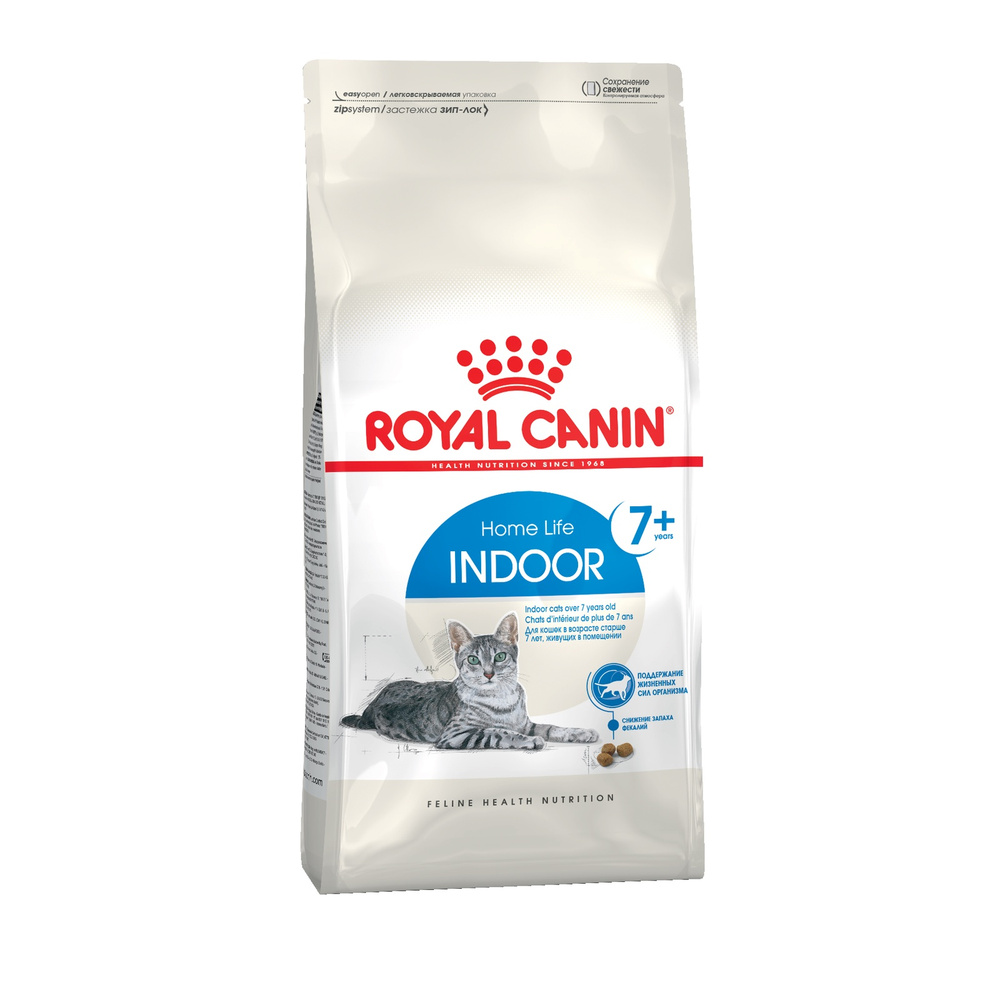 ROYAL CANIN Feline Health Nutrition Home Life Indoor 7+ корм для кошек старше 7 лет, живущих в помещении #1