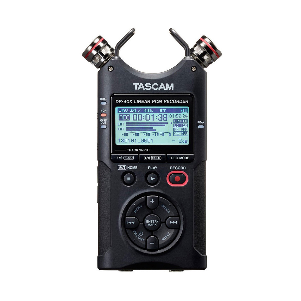 Диктофон Tascam DR-40x, черный #1