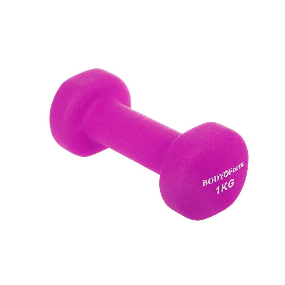 Body Form Гантели DN01, 1 шт. по 1 кг, пурпурный цвет #1