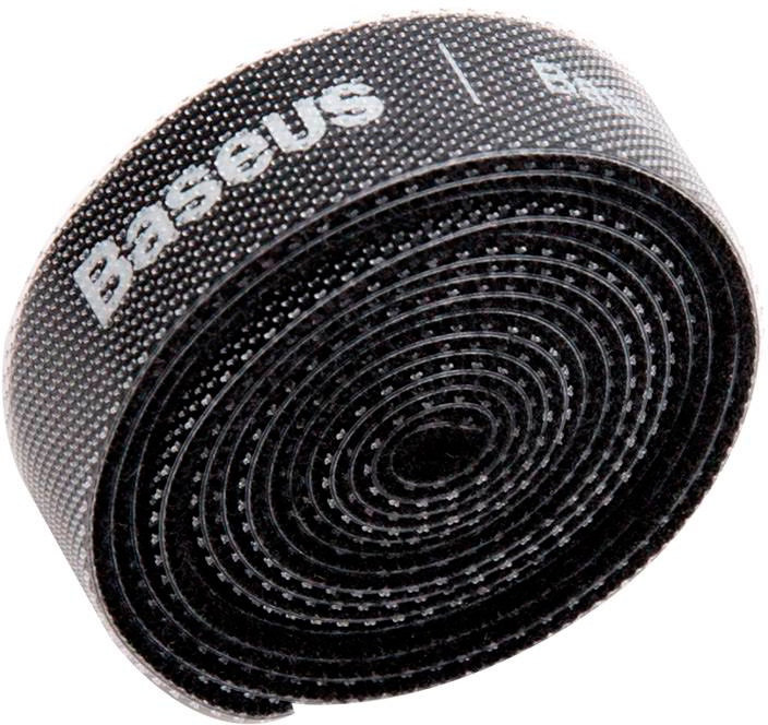 Органайзер проводов Baseus Rainbow Circle Velcro Straps 3m Black (ACMGT-F01) #1