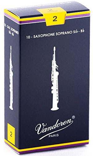 Трости для сопрано-саксофона Vandoren Traditional SR202 №2, 10 штук #1