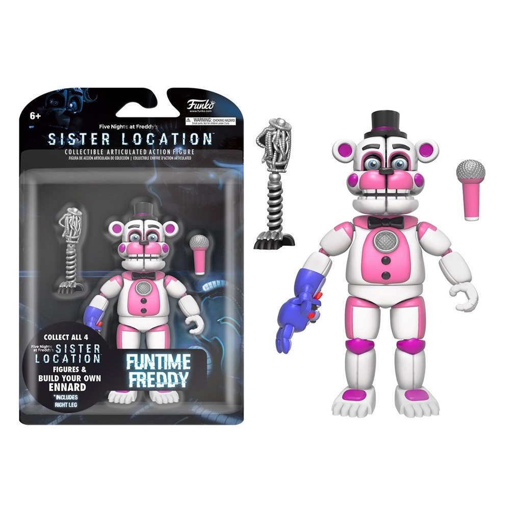 Подвижная игрушка Фантайм Фредди ФНАФ (Funtime Freddy Action Figure) 13 см  - купить с доставкой по выгодным ценам в интернет-магазине OZON (155544243)