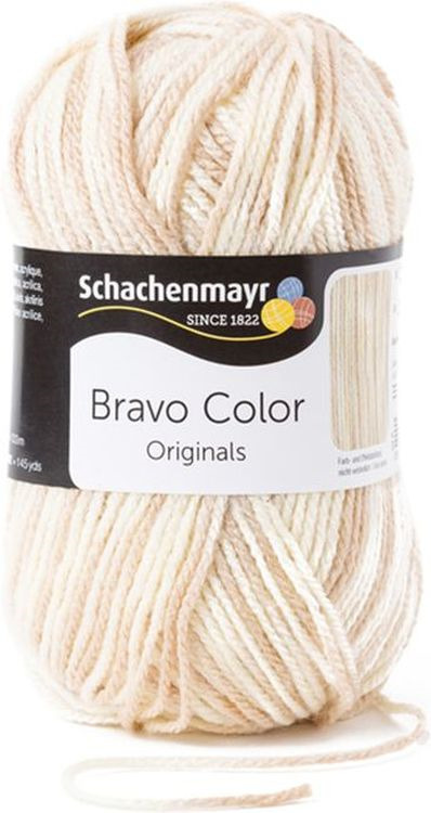 Пряжа для вязания Schachenmayr Originals Bravo Color, песочный (00103), 133м, 50  #1