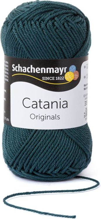 Пряжа для вязания Schachenmayr Originals Catania, изумрудный (00244), 125 м, 50 г, 3 шт  #1