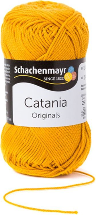 Пряжа для вязания Schachenmayr Originals Catania, золотой (00249), 125 м, 50 г, 3 шт  #1