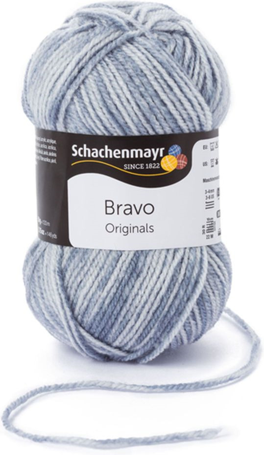 Пряжа для вязания Schachenmayr Originals Bravo, светлый деним (8352), 133 м, 50 г  #1