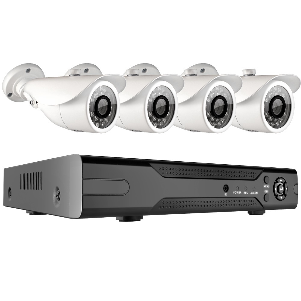 Готовый комплект видеонаблюдения Ginzzu HK-443D,4ch, 1080N, HDMI,4 уличные камеры 2.0Mp  #1
