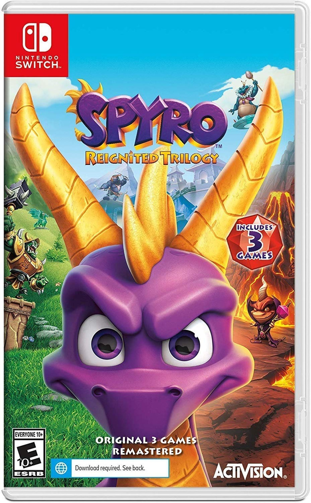 Игра Spyro Reignited Trilogy (Nintendo Switch Языки: немецкий, английский, испанский, французский, итальянский, #1
