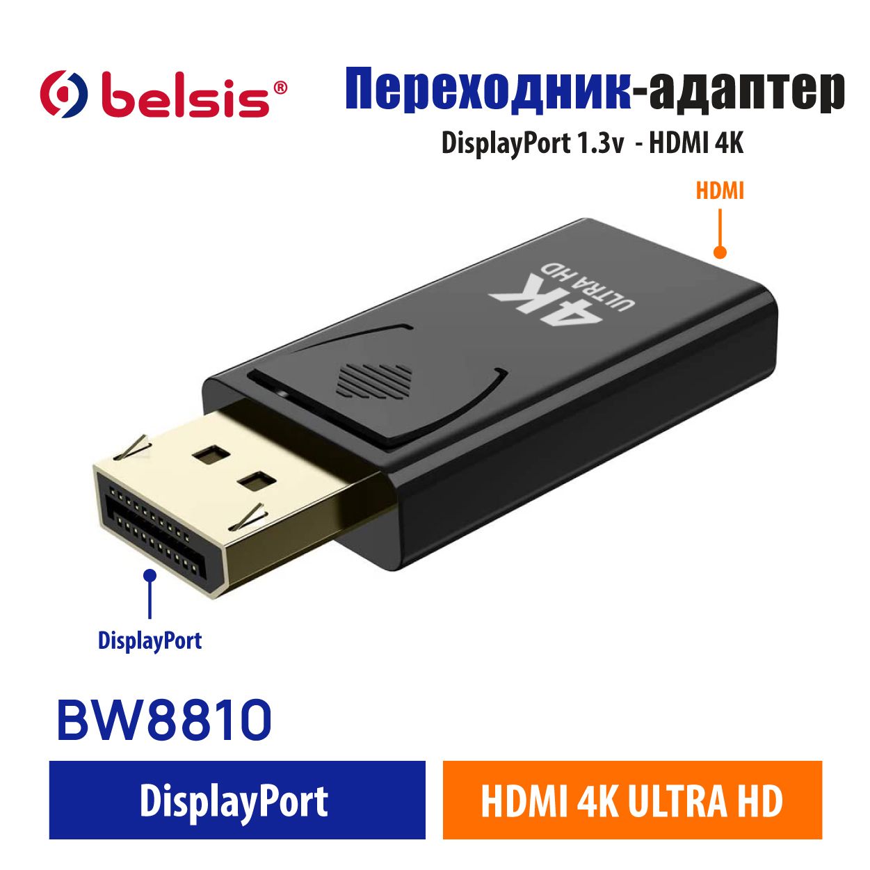 HDMI2.1Dpпереходник