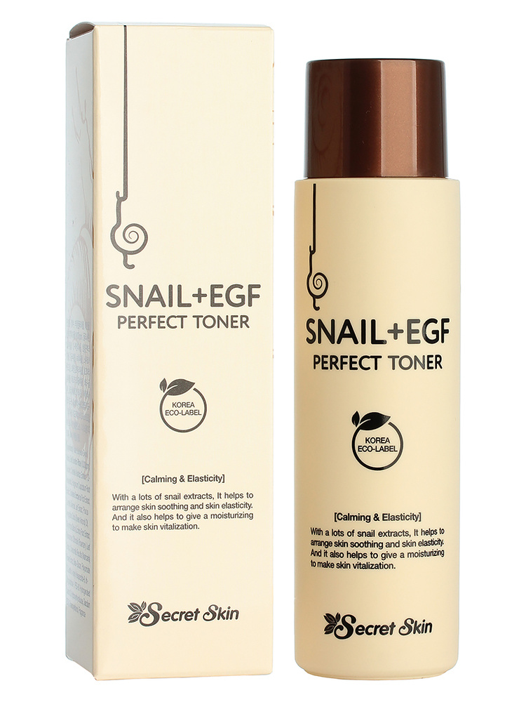 SECRET SKIN Тонер для лица с экстрактом улитки SECRETSKIN SNAIL+EGF PERFECT TONER 150мл  #1