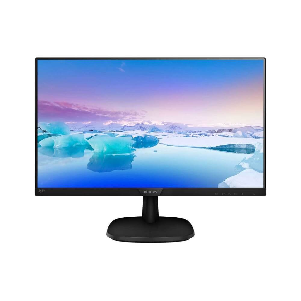 Philips 23.8" Монитор 243V7QDAB, черный #1