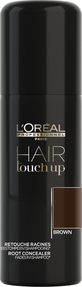 L'Oreal Professionnel Hair Touch Up Спрей для волос, тон коричневый, 75 мл  #1