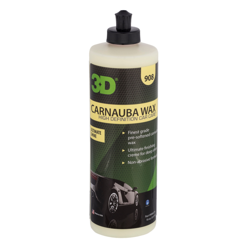 Жидкий воск для кузова 3D Car Care CARNAUBA WAX  470мл #1